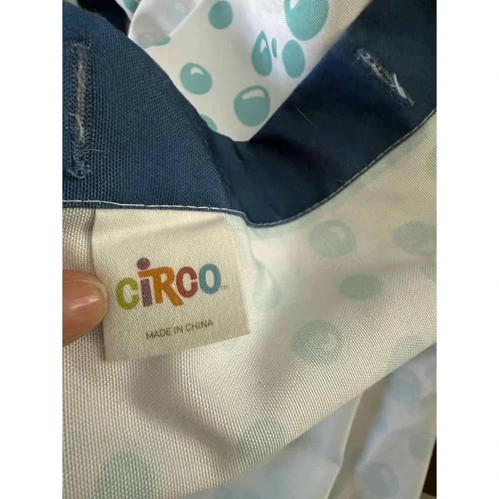 Circo Fabric Shower Curtain Cartoon FISH & BUBBLES 72x72